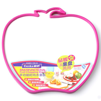 

Shimbashi Cenka fruit chopping board mini chopping board multi-function fashion board knife random color