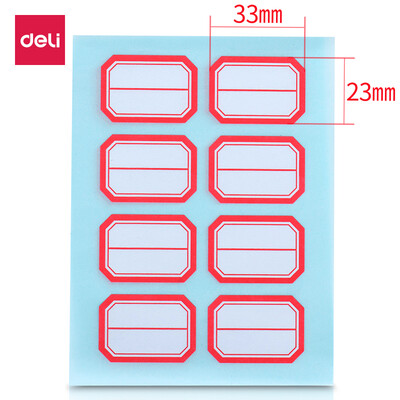 

Deli deli 960 23mm × 33mm label sticker self-adhesive label 33429