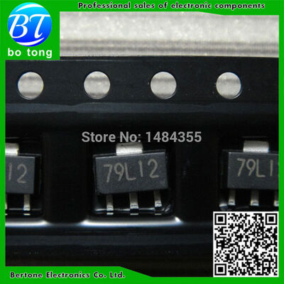 

Free shipping 100pcslot AN79L12M AN79L12 79L12M 79L12 SOT-89 IC REG LDO -12V 01A