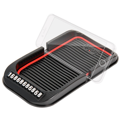 

Fun line car multi-functional basin-shaped non-slip mat multi-purpose car dashboard mobile navigation stand placement pad temporary parking card number plate three-dimensional stop pad