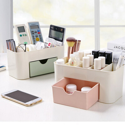 

Green bathroom storage box desktop drawer storage box cosmetics washing debris storage box 2 Pack gift couples mouth cup 2