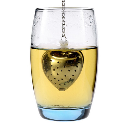 

Stainless Steel Heart Tea Spice Strainer Ball Infuser Filter Herb Steeper