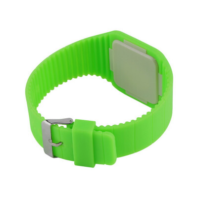 

Unisex LED Digital Touch Screen Jelly Watch Wristwatch Plastic ultra-thin