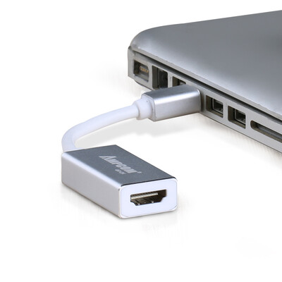 

An Pukang AMPCOM DP to HDMI female adapter Apple MacBook 4K Ultra HD Converter Thunderbolt Interface Laptop Connector AMDHGD4K Champagne Gold