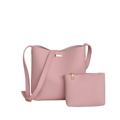 

DALFR Pu Leather Shoulder Bag Set Women Brands Handbags 2 Pcs Ladies Designer Crossbody Bags Famous Brand Women Bags 2017