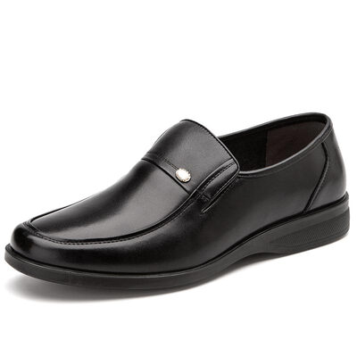 

Aokang Aokang business casual shoes office lightweight feet wear low shoes 155311030 black 39 yards