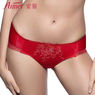 

Love underwear flowers sea impression low waist briefs flower embroidery ladies underwear AM230411 lotus color 16070