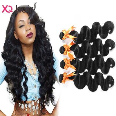 

8A Malaysian Body Wave 4Pcs Malaysian Virgin Hair Body Wave Human Hair Bundles XQ Hair Products Malaysian Virgin Hair Weave