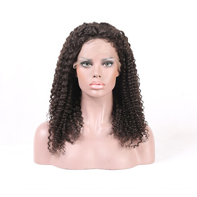 

Favor Hair Kinky Curly Human Hair Wigs for Black Women 9A 130 Density Thick Lace Front Wigs with Baby Hair