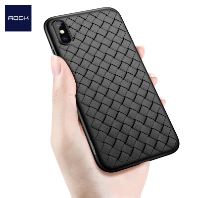 

Rock (ROCK) Apple X / 10 Mobile Shell iPhoneX / 10 Обложка Slim Weave Phone Case Black