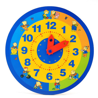 

goki wooden traditional toys Clock bears Mini Bead Frames Floating ball press&shake figures Top with pull out string