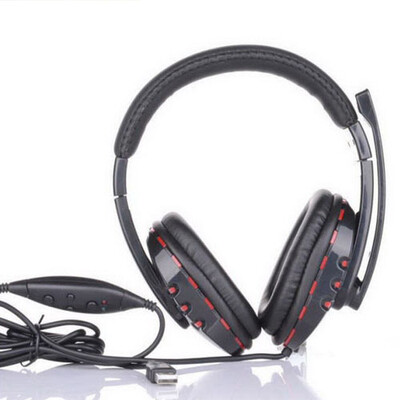 

USB Проводная стерео гарнитура наушники микрофон микрофон для Sony PS3 в ps4 и PC Игры