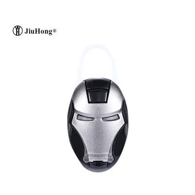 

Superman Stereo Music Earphone NEW Iron Man Bluetooth Wireless headphone Car Hands-free With Mic Cool Design For iOS Android