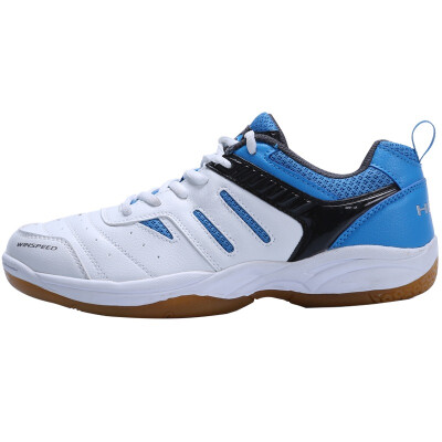 

HEAD Hyde men&women professional anti-skid wear anti-torsion badminton shoes comprehensive training series 1676 white blue 41 yards