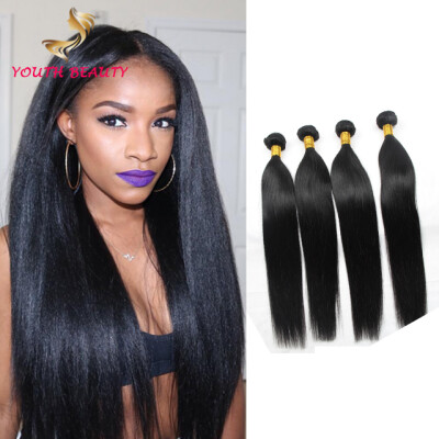 

Youth Beauty Hair 2017 best saling 8A brazilian human hair weaving in silky straight raw unprocessed hair