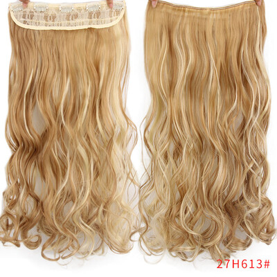 

Is a wig 24" 14 Colors Long Wavy High Temperature Fiber Synthetic Clip in Hair Extensions for Women