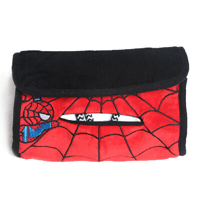 

Marvel car sun visor paper towel box car car tissue box set car tray car supplies interior genuine Marvel Q version Spiderman