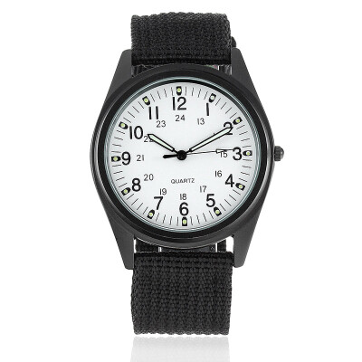 

ORKINA P104 Mens Military Style Fashionable Watches with Luminous Pointer - White Black