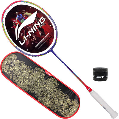 

Li Ning (LI-NING) ультралайт 6U полный углерод бадминтон ракетка шторм WindStorm WS72 синий фиолетовый одиночный выстрел (уже резьбовые)