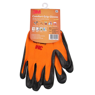 

3M protective gloves comfortable non-slip wear-resistant gloves high permeability anti-oil orangegreengreyyellowblue M L XL