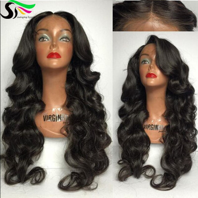 

9A Pre Plucked Human Hair Lace Front Wigs With Baby Hair Loose Wave Brazilian Virgin Hair Lace Frontal Wigs For Black Women