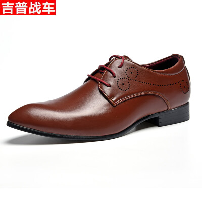 

Jeep Tank JIPUZHANCHE Dress Shoes Men Business Fashion Shoes Shoes 17108C177 Brown 41