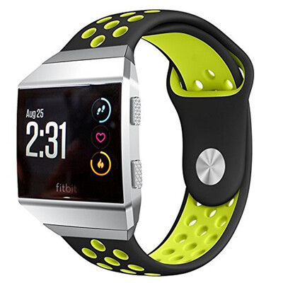

Soft Silicone Sport Band Replacement Accessories with Ventilation Holes for Fitbit Ionic Smartwatch