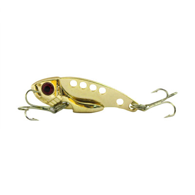 

Vanker Culter Fish Shape Catch Metal Fish Fishing Lures Fishing Tackle Crankbait Kit x1