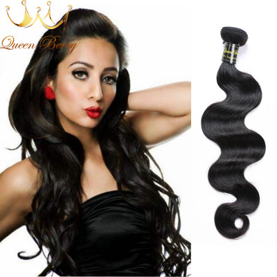 

Peruvian Hot 7A Body Wave 1pc Queen Berry 100% Unprocessed Human Virgin Hair Orignal Human Hair 8-28inch Natural Black Color