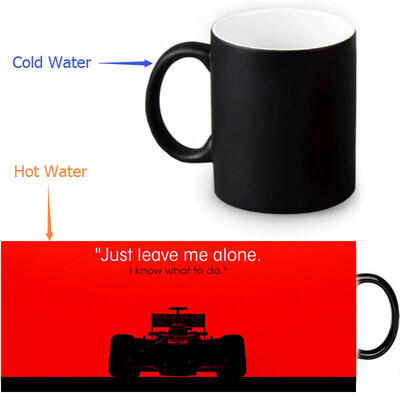 

Kimi Raikkonen 350ml12oz Heat Reveal Mug Color Change Coffee Cup Sensitive Morphing Mugs Magic Mug Milk Tea Cups