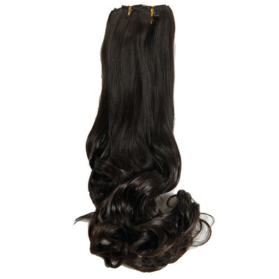 

AISIHAIR 16Colors Clip in Hair Extensions 8pcsset 22inch 55 cm Long Wavy Heat Resistant Hairpiece