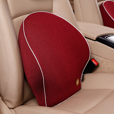 

Nile Belleries Carrefour car waist office space memory cotton pillow back cushion car waist pillow wine red