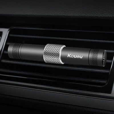 

Kouou car perfume essential oil aromatherapy car car perfume air conditioning outlet type journey Gulong black