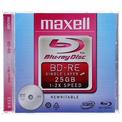 

Maxell (Maxell) Выход станции BD-RE 25G толстые голубые фишки перезаписываемых дисков в штучной упаковке
