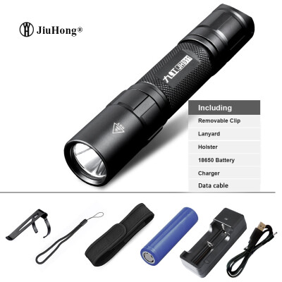 

JiuHong Tactical Flashlight Highlights Long Waterproof Portable Super Bright LED Flashlight Mini Self-defense Riding Outdoor