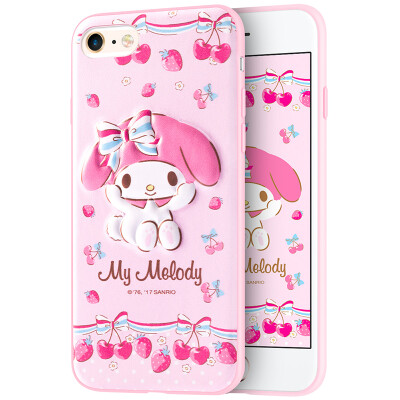 

Hello Kitty Apple iPhone6s Plus / 6 Plus Mobile Shell / Обложка Мультфильм Cute All-Inclusive Drop Трехмерная мягкая мелодия Мелодия