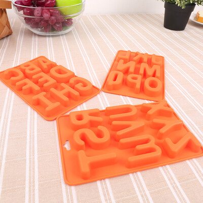 

Набор из 3 - силиконовых 26 букв Ice Cube Trays Chocolates Molds (Random Color)