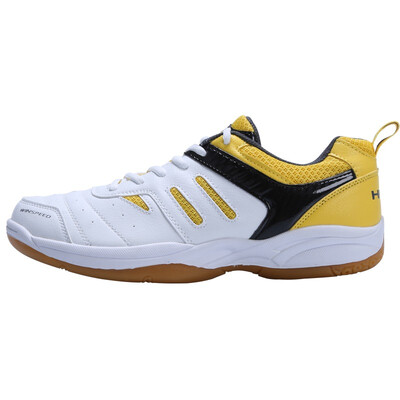 

HEAD Hyde men&women professional anti-skid wear-resistant torsion badminton shoes training series 1676 white yellow 35 yards