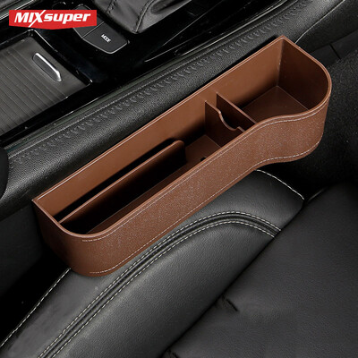 

Rapid car seat quilted storage box car gap box car built-in bag storage box creative multi-function car supplies water cup upgrade models brown master driving