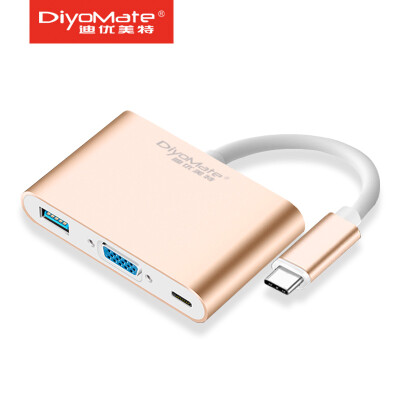 

Di graceful special Type-C to VGA HD converter docking adapter with PD charging Apple MacBook hub USB30HUB splitter OTN-7