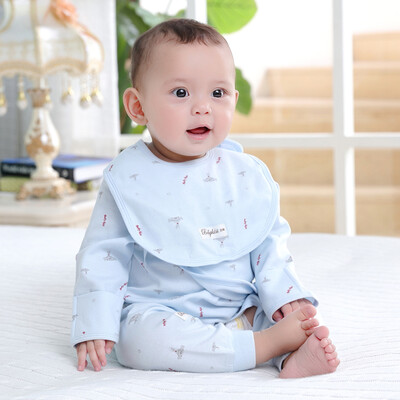 

Jingdong joy joint name Bei kiss baby clothes newborn clothes underwear suits&uniforms tie set B6150 blue 59 yards Jingdong dog commemorative models