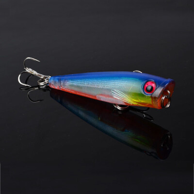 

Vanker ABS Mini Fish Type Fishing Lure Fishing Tackle Crankbait Crank Bait Metal Hooks X2