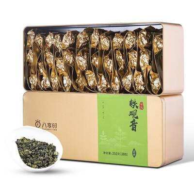 

【JINGDONG Собственный бренд】 Восемь часов Anxi Tieguanyin 252g (Аромат) Простая подарочная коробка Уолонг Чай / Чай