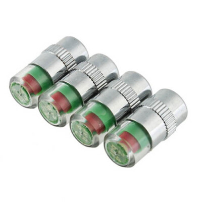 

4PCS Car Auto Tire Pressure Monitor Valve Stem Caps Sensor Indicator Alert