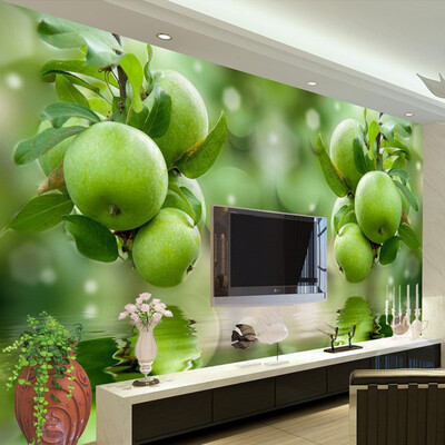 

Custom 3D Photo Wallpaper Fresh Fruit Large Wall Painting Restaurant Living Room Sofa TV Background Mural Wallpaper WallCovering