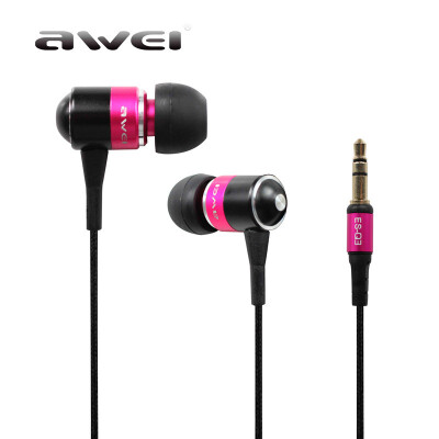 

ES-Q3 3.5mm Stereo Noise-isolating Hi-fi In-ear Earphones Heavy Bass Music Headset Headphones