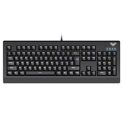 

Tarantula (AULA) F2008 Счастливый смешанный свет не красный механическая клавиатура 104 клавишная клавиатура игровой автомат роскошь золота черный вал издание