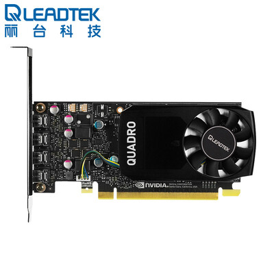 

LEADTEK Quadro P1000 4GB GDDR5 128bit 82GBps CUDA Core 640 Pascal GPU Architecture Modeling Rendering Graphics Professional Graphics