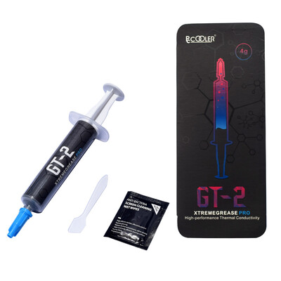 

Overclocking three PCCOOLER GT-2 thermal grease cpu graphics thermal grease laptop silicone desktop thermal paste integrated chip with a knife