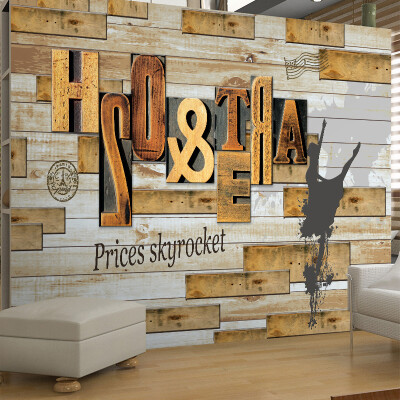 

Custom photo wallpaper European simple modern TV background wallpaper personalized custom wood mural wallpaper